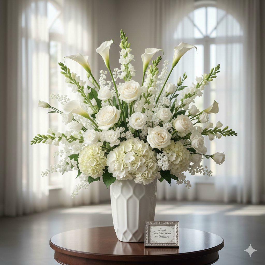 Lujo Texturizado en Blanco